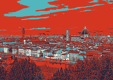Florence Italy Pop Art
