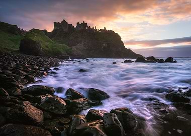 Sunset at the Irish Coast