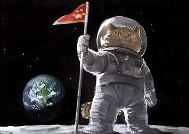 Astronaut Cat