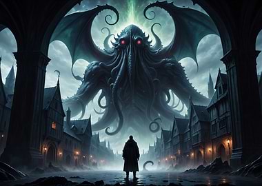 A gigantic cosmic horror