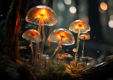 Glowing Forest Blooms