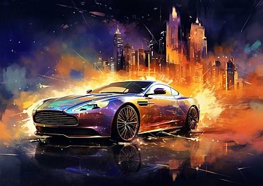 Aston Martin DB9 super car