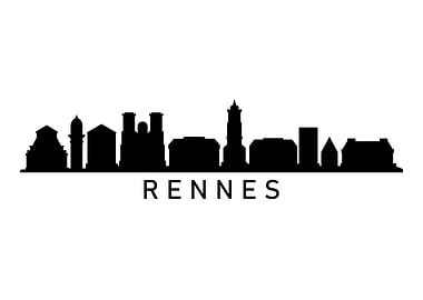 Rennes skyline