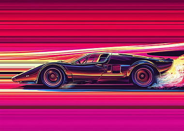 Supercar Light Trails