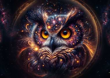 Cosmic owl head