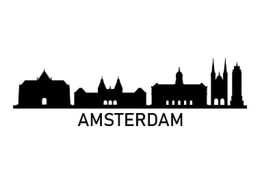 Amsterdam skyline
