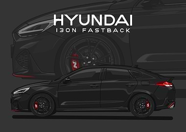 hyundai i30n fastback blck