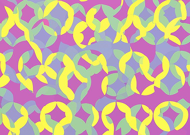 1970s vintage pattern wall