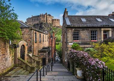 Edinburgh City In Scotland