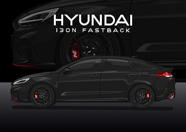 hyundai i30n fastback blck