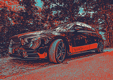 Mercedes Pop Art