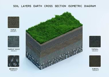 Soil Layers Earth