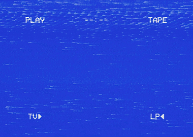 VHS bad tracking play tape