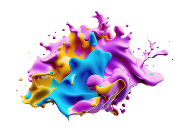 Paint air blob suspended m