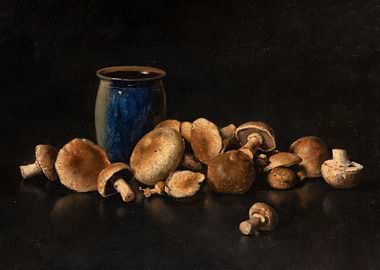 Still Life with Blue Vase