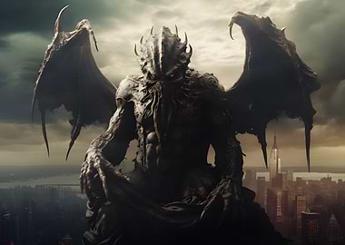 Cthulhu City Skyline