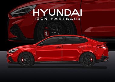 hyundai i30n fastback red