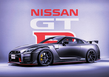 Grey Nissan GT-R