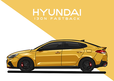 hyundai i30n fastback yllw
