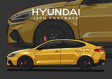hyundai i30n fastback yllw