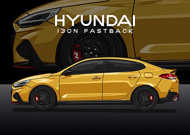 hyundai i30n fastback yllw