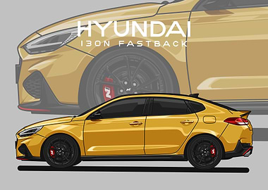 hyundai i30n fastback yllw