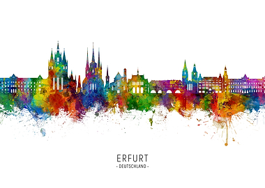 Erfurt Skyline Deutschland