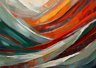 Abstract Oil Painting