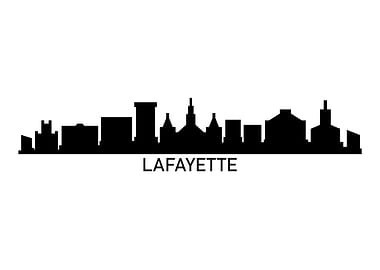 Lafayette skyline