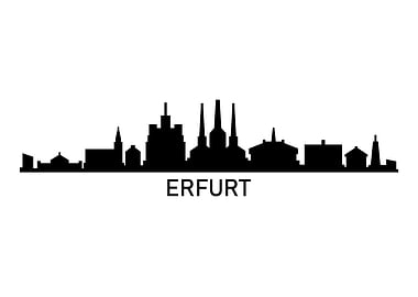 Erfurt skyline