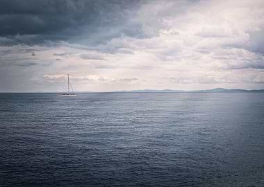 Panoramic seascape