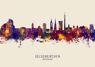 Gelsenkirchen Skyline
