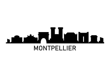 Montpellier skyline