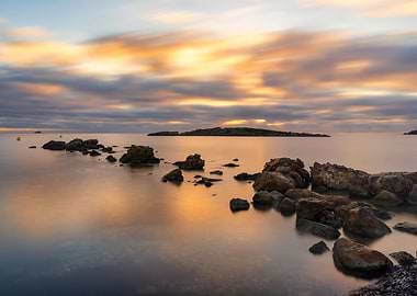Ibiza beach sunset ocean