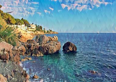 Seacoast of French Riviera