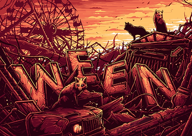 The Broken Halloween City