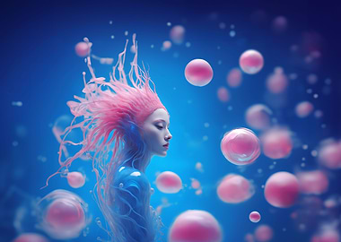 Beautiful surreal sea Godd