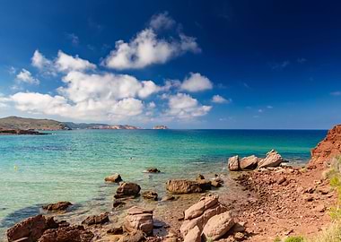 Landscape of Spain island