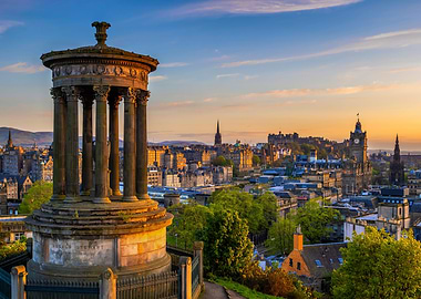 Edinburgh at Sunset