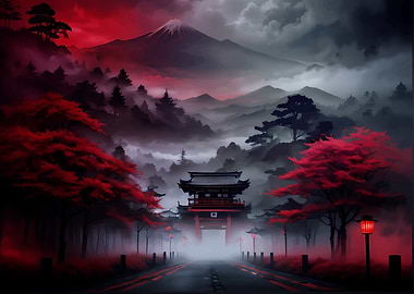Japan Fantasy Landscape