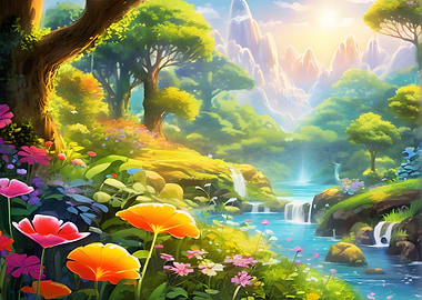 Magical Aura Landscape