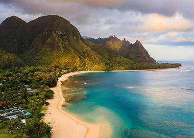 Tunnels beach Kauai Hawaii