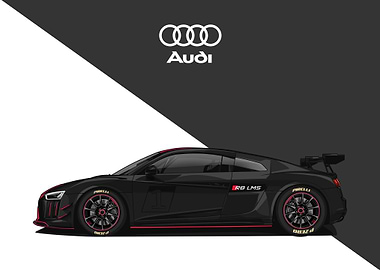 audi R8 black