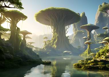 Enchanted Mushroom Land
