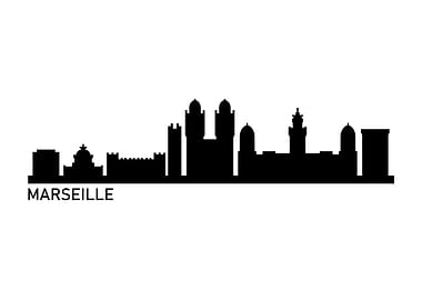 Marseille skyline