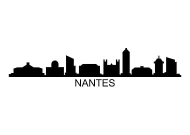 Nantes skyline