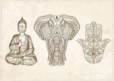 hamsa with all seeing eye