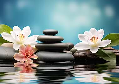 zen stones meditation