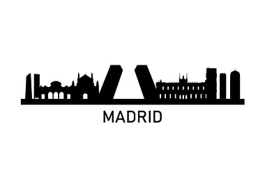 Madrid skyline