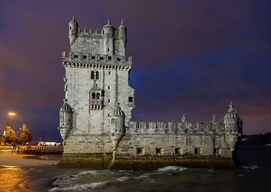 Belem Tower At Night